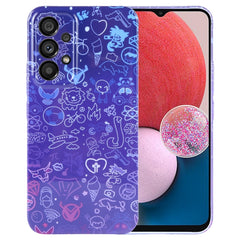 Painted Pattern Precise Hole PC Phone Case, For Samsung Galaxy A13 4G