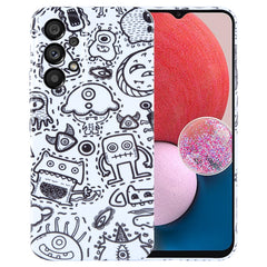 Painted Pattern Precise Hole PC Phone Case, For Samsung Galaxy A13 4G