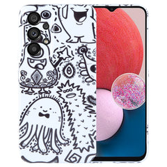 Painted Pattern Precise Hole PC Phone Case, For Samsung Galaxy A13 4G