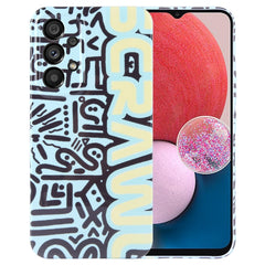 Painted Pattern Precise Hole PC Phone Case, For Samsung Galaxy A13 4G