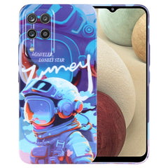 Painted Pattern Precise Hole PC Phone Case, For Samsung Galaxy A12