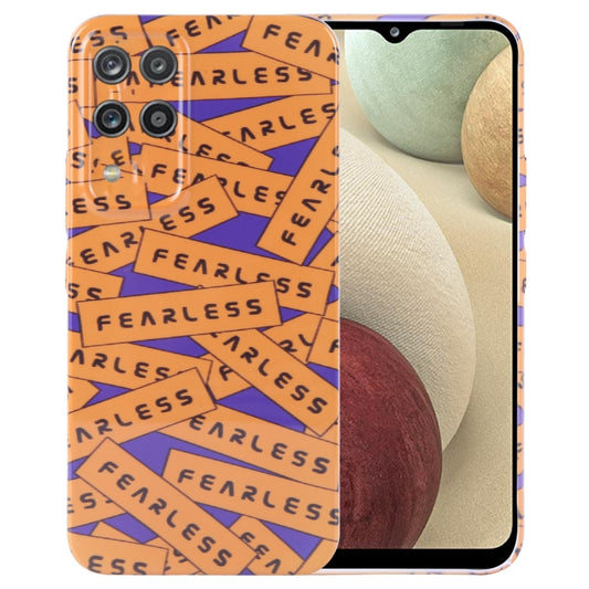 Painted Pattern Precise Hole PC Phone Case, For Samsung Galaxy A12