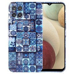 Painted Pattern Precise Hole PC Phone Case, For Samsung Galaxy A12