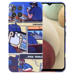 Painted Pattern Precise Hole PC Phone Case, For Samsung Galaxy A12