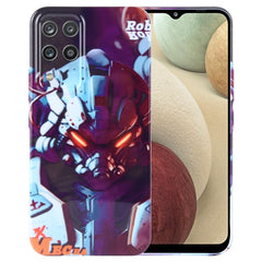 Painted Pattern Precise Hole PC Phone Case, For Samsung Galaxy A12