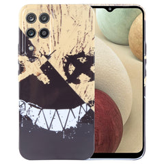 Painted Pattern Precise Hole PC Phone Case, For Samsung Galaxy A12
