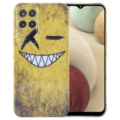 Painted Pattern Precise Hole PC Phone Case, For Samsung Galaxy A12