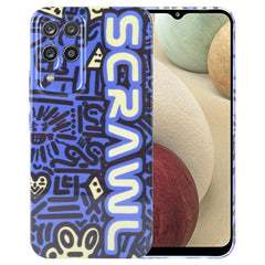 Painted Pattern Precise Hole PC Phone Case, For Samsung Galaxy A12