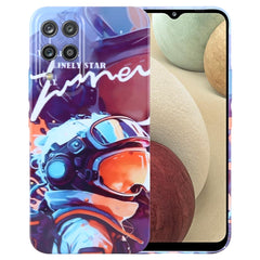 Painted Pattern Precise Hole PC Phone Case, For Samsung Galaxy A12