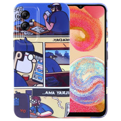 Painted Pattern Precise Hole PC Phone Case, For Samsung Galaxy A04e