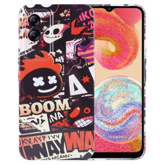 Painted Pattern Precise Hole PC Phone Case, For Samsung Galaxy A04e