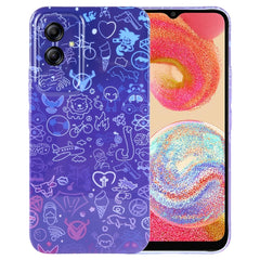 Painted Pattern Precise Hole PC Phone Case, For Samsung Galaxy A04e