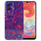 For Samsung Galaxy A04e / Black Red Graffiti