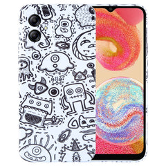Painted Pattern Precise Hole PC Phone Case, For Samsung Galaxy A04e