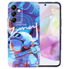 Painted Pattern Precise Hole PC Phone Case, For Samsung Galaxy A35 5G