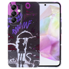 Painted Pattern Precise Hole PC Phone Case, For Samsung Galaxy A35 5G