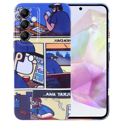 Painted Pattern Precise Hole PC Phone Case, For Samsung Galaxy A35 5G