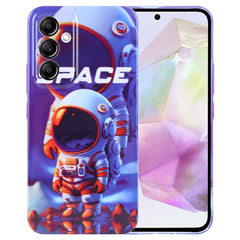 Painted Pattern Precise Hole PC Phone Case, For Samsung Galaxy A35 5G