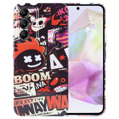 Painted Pattern Precise Hole PC Phone Case, For Samsung Galaxy A35 5G