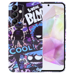 Painted Pattern Precise Hole PC Phone Case, For Samsung Galaxy A35 5G