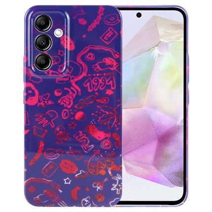 Painted Pattern Precise Hole PC Phone Case, For Samsung Galaxy A35 5G
