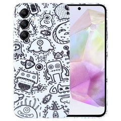 Painted Pattern Precise Hole PC Phone Case, For Samsung Galaxy A35 5G