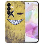 For Samsung Galaxy A35 5G / Yellow Background Smiling
