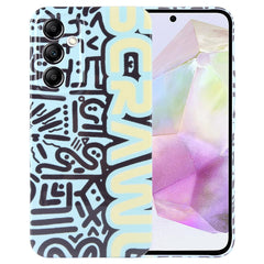 Painted Pattern Precise Hole PC Phone Case, For Samsung Galaxy A35 5G