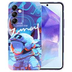 Painted Pattern Precise Hole PC Phone Case, For Samsung Galaxy A55 5G