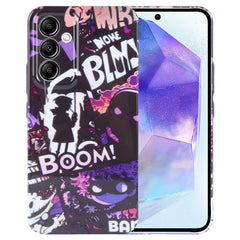 Painted Pattern Precise Hole PC Phone Case, For Samsung Galaxy A55 5G