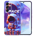 For Samsung Galaxy A55 5G / Orange White Astronaut