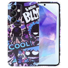 Painted Pattern Precise Hole PC Phone Case, For Samsung Galaxy A55 5G