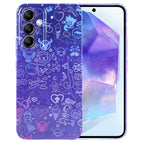 For Samsung Galaxy A55 5G / Blue Purple Graffiti