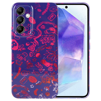 Painted Pattern Precise Hole PC Phone Case, For Samsung Galaxy A55 5G