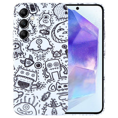 Painted Pattern Precise Hole PC Phone Case, For Samsung Galaxy A55 5G