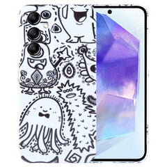 Painted Pattern Precise Hole PC Phone Case, For Samsung Galaxy A55 5G