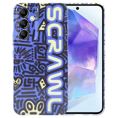 Painted Pattern Precise Hole PC Phone Case, For Samsung Galaxy A55 5G