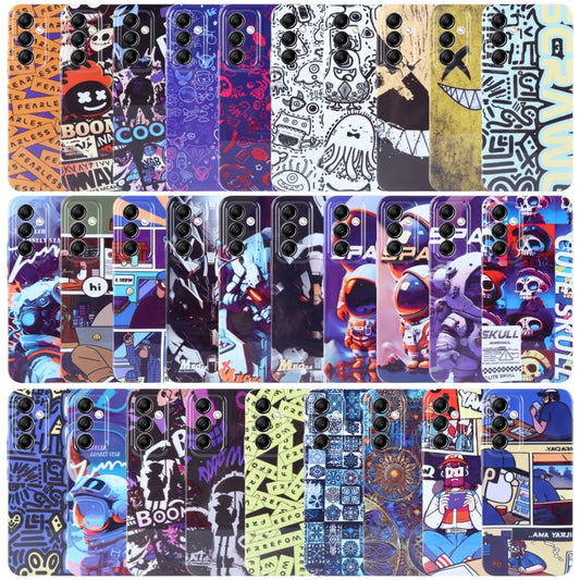 Painted Pattern Precise Hole PC Phone Case, For Samsung Galaxy S23+ 5G