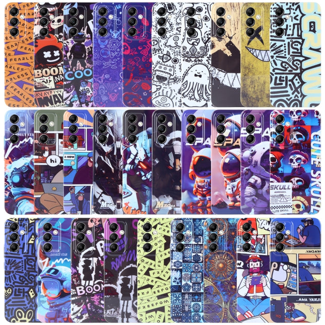 Painted Pattern Precise Hole PC Phone Case