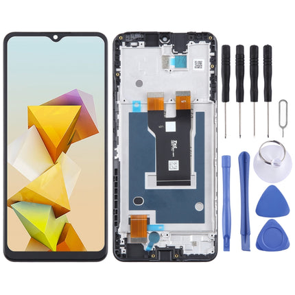 LCD Screen Digitizer Full Assembly with Frame, For ZTE Blade A73 5G, For ZTE Blade A73 4G 7060, For ZTE Blade A72 5G 7540N, For ZTE Blade V40 Vita 8045, For ZTE Blade A72 4G A7040, For ZTE Blade A52 4G