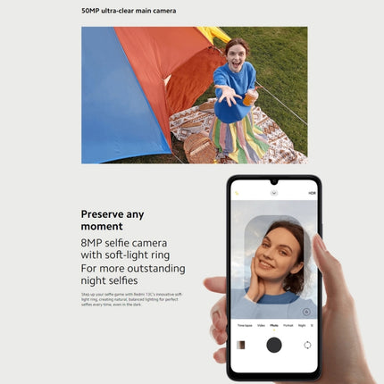 Xiaomi Redmi 13C 5G,  6.74 inch MIUI 14 MediaTek Dimensity 6100+ Octa Core 2.2GHz, NFC, Network: 5G, Not Support Google Play, 6GB+128GB