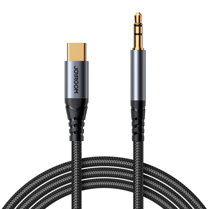 Cable adaptador de audio USB-C/Tipo-C a AUX de 3,5 mm de la serie Transsion SY-A07 de JOYROOM, longitud: 1,2 m, SY-A07