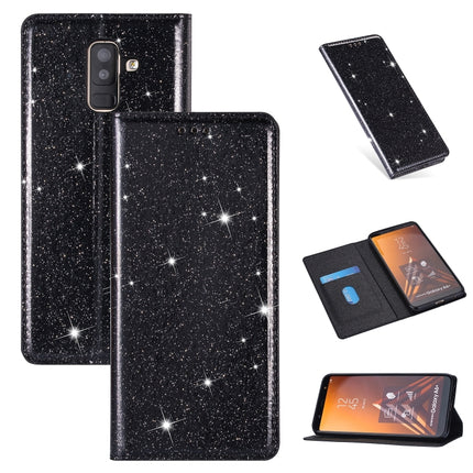 Ultrathin Glitter Magnetic Horizontal Flip Leather Case with Holder & Card Slots, For Samsung Galaxy A6+ / J8 (2018), For Samsung Galaxy A10e, For Samsung Galaxy A20 / A30, For Samsung Galaxy A20e