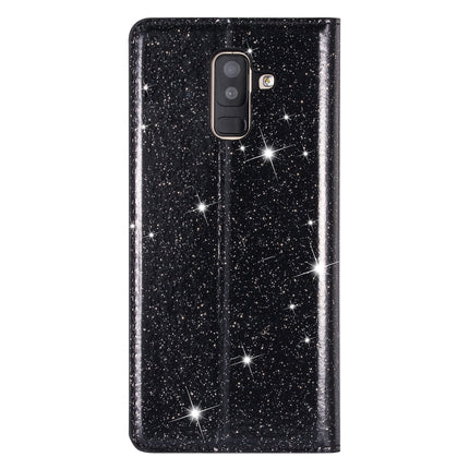 Ultrathin Glitter Magnetic Horizontal Flip Leather Case with Holder & Card Slots, For Samsung Galaxy A6+ / J8 (2018), For Samsung Galaxy A10e, For Samsung Galaxy A20 / A30, For Samsung Galaxy A20e