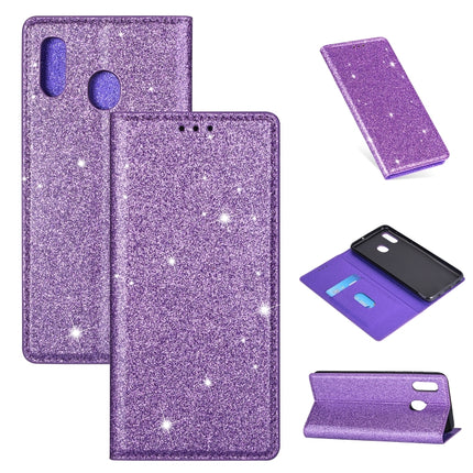 Ultrathin Glitter Magnetic Horizontal Flip Leather Case with Holder & Card Slots, For Samsung Galaxy A40, For Samsung Galaxy A60, For Samsung Galaxy A20LF, For Samsung Galaxy A30s / A50 / A50s