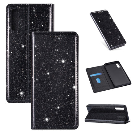 Ultrathin Glitter Magnetic Horizontal Flip Leather Case with Holder & Card Slots, For Samsung Galaxy A40, For Samsung Galaxy A60, For Samsung Galaxy A20LF, For Samsung Galaxy A30s / A50 / A50s