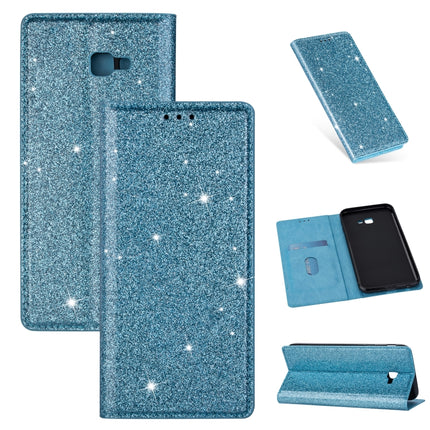 Ultrathin Glitter Magnetic Horizontal Flip Leather Case with Holder & Card Slots, For Samsung Galaxy A70, For Samsung Galaxy A7 (2018) / A750, For Samsung Galaxy J4 (2018), For Samsung Galaxy J4+