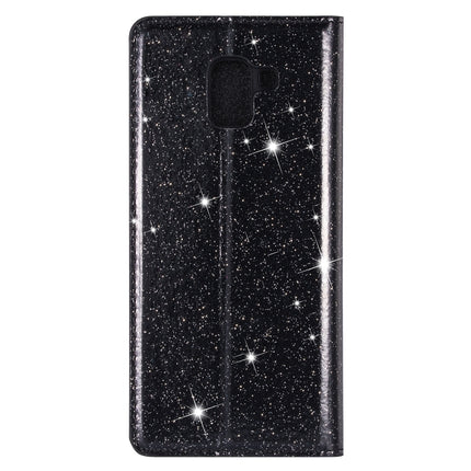 Ultrathin Glitter Magnetic Horizontal Flip Leather Case with Holder & Card Slots, For Samsung Galaxy J6 (2018), For Samsung Galaxy J6+, For Samsung Galaxy Note 8, For Samsung Galaxy Note 9