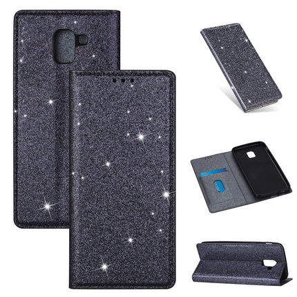 Ultrathin Glitter Magnetic Horizontal Flip Leather Case with Holder & Card Slots, For Samsung Galaxy J6 (2018), For Samsung Galaxy J6+, For Samsung Galaxy Note 8, For Samsung Galaxy Note 9