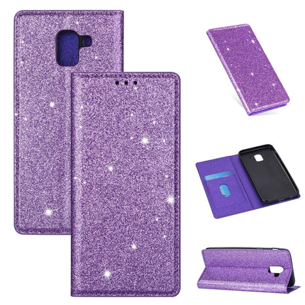 Ultrathin Glitter Magnetic Horizontal Flip Leather Case with Holder & Card Slots, For Samsung Galaxy J6 (2018), For Samsung Galaxy J6+, For Samsung Galaxy Note 8, For Samsung Galaxy Note 9